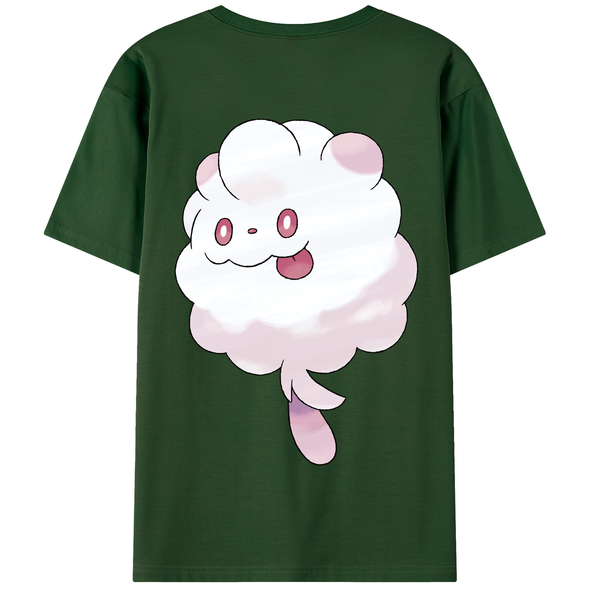 （画像用） ポケットモンスター Pokémon 綿100％半袖Tシャツ（背面プリント）